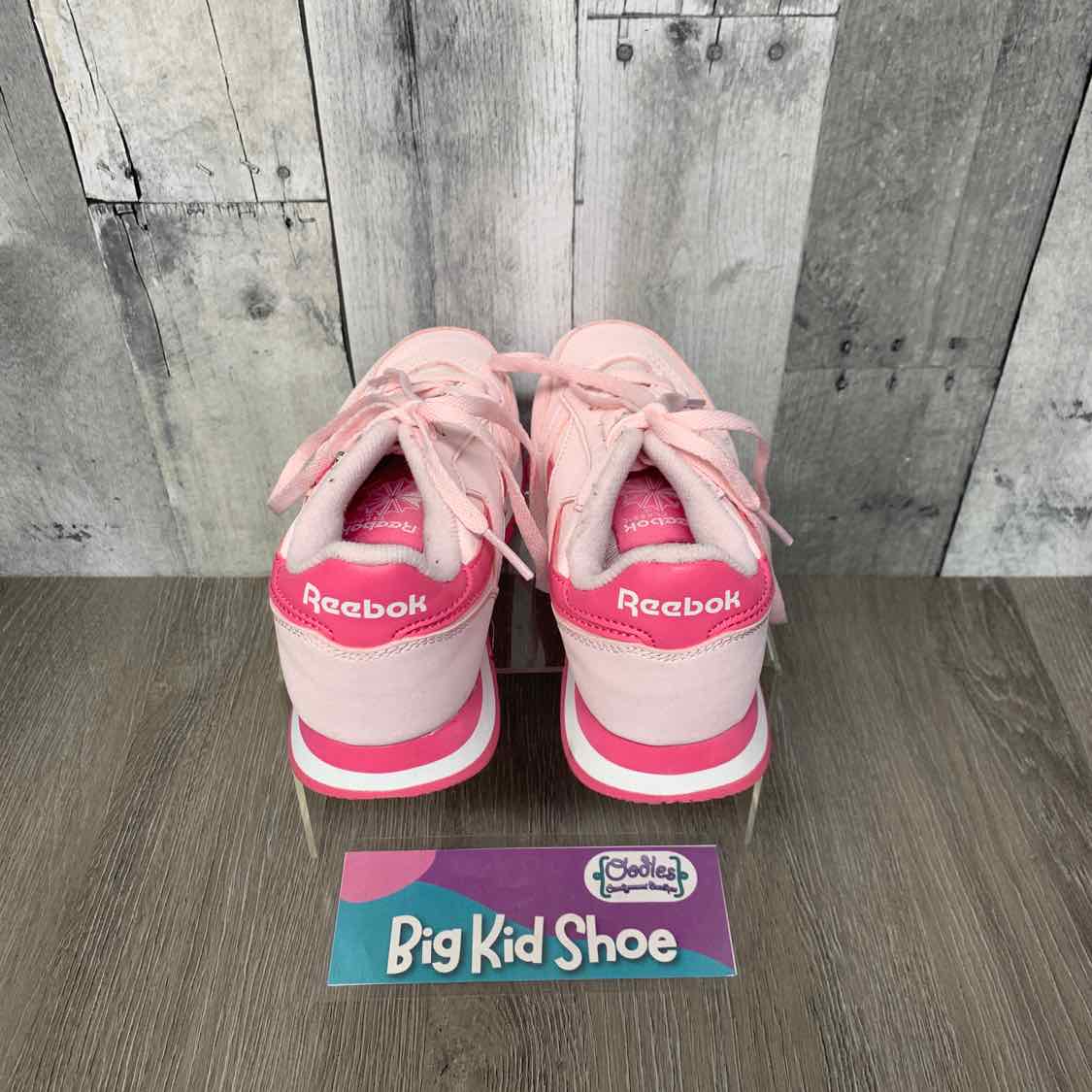 Size 2 Pink/White Reebok Sneakers