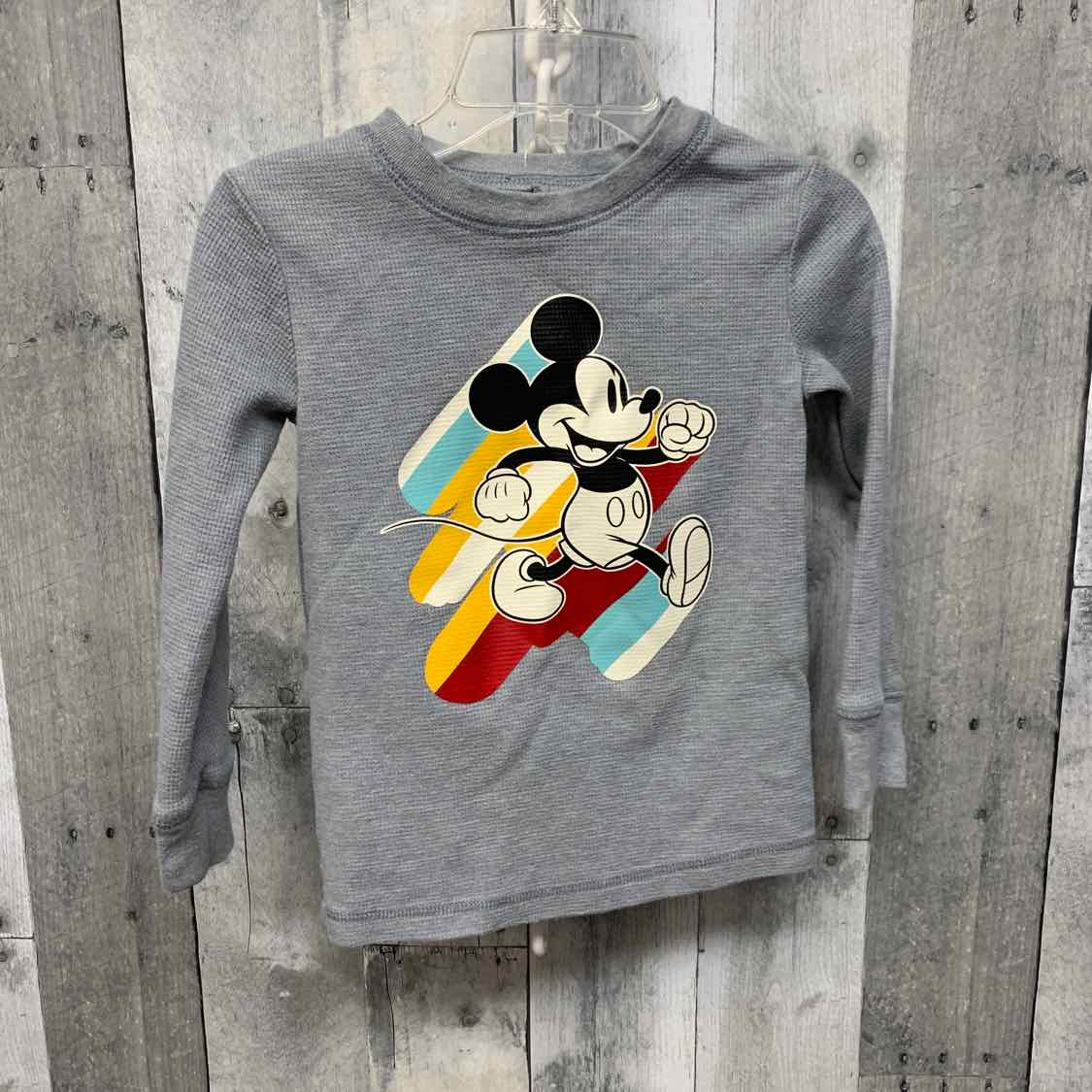 Size 2T Gray Graphic Jumping Beans Long Sleeve Shirt