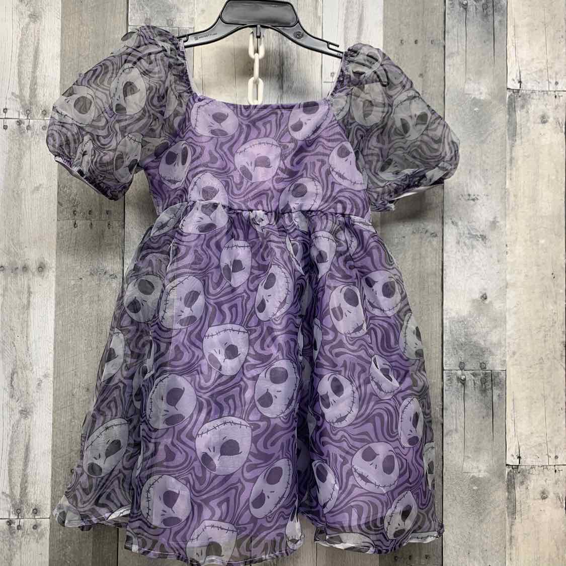 Size XLarge Purple Print Disney Collection Short Sleeve Shirt