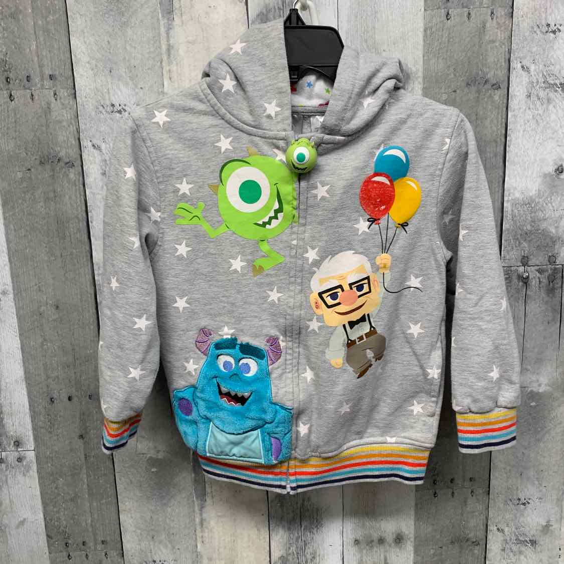 Size 6 Gray Graphic Disney Light Jacket
