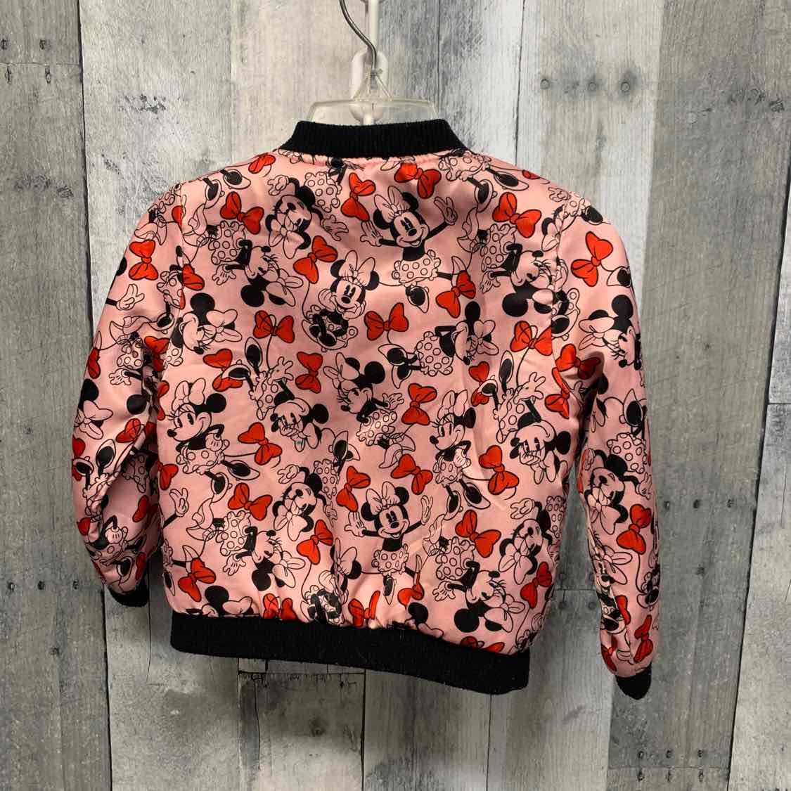 Size 2T Pink/Black Disney Light Jacket