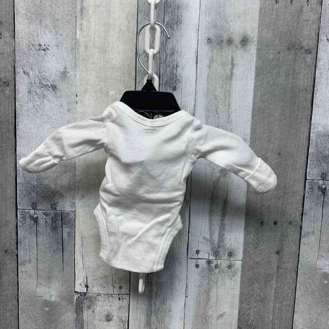 Size Preemie White Gerber Bodysuit