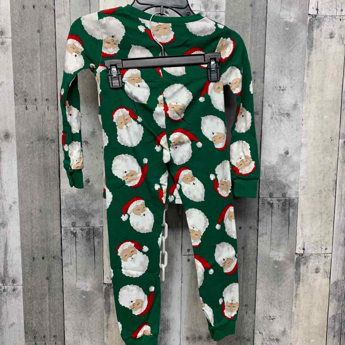 Size 6 Green/White Just One You 2pc PJs