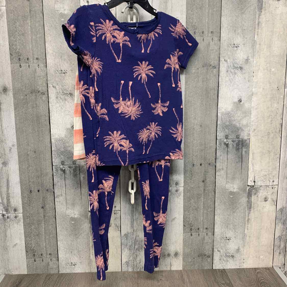 Size 6 Navy/Pink Carter's 3pc PJs