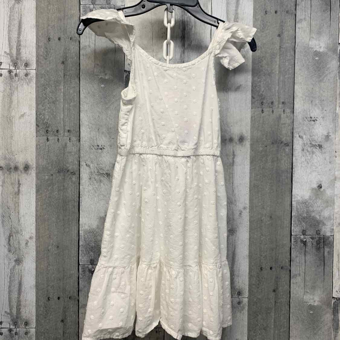 Size 6 White Jumping Beans Dress - OodlesCB