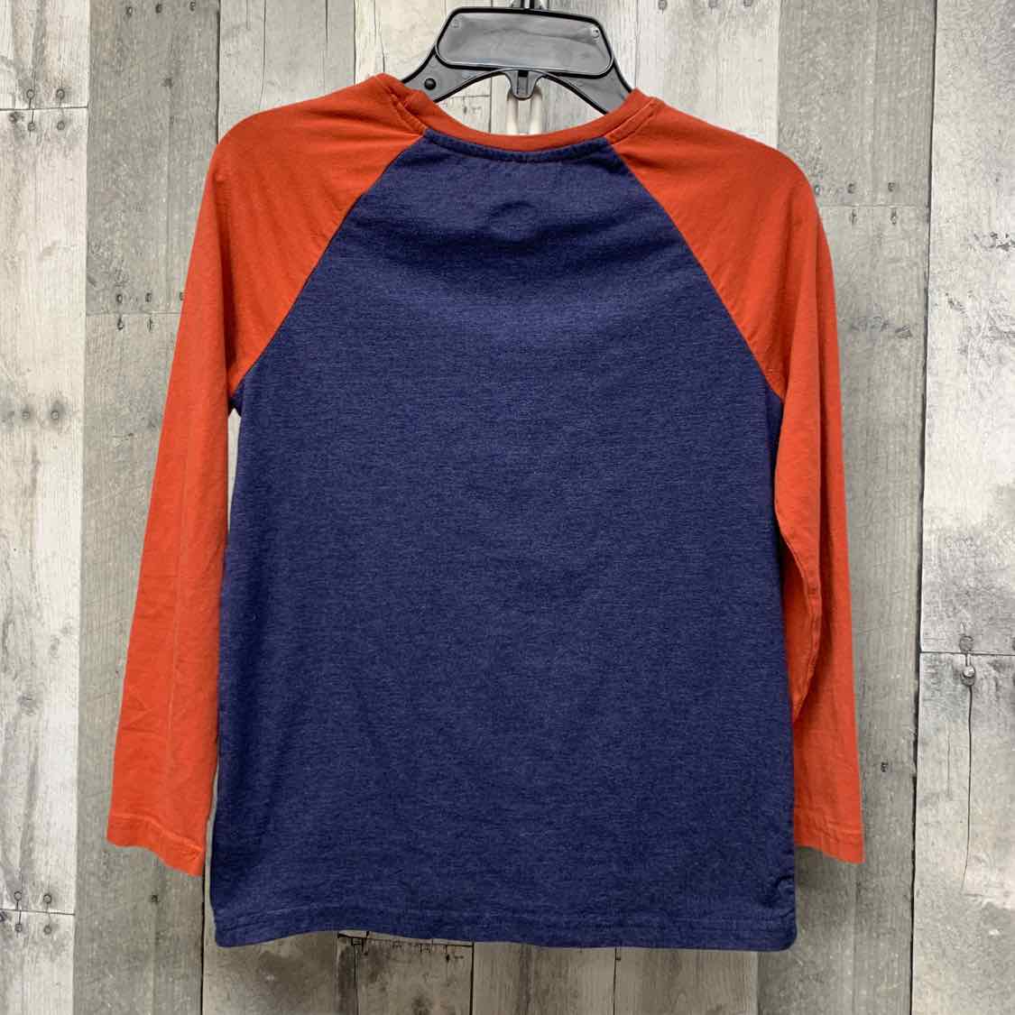 Size 7/8 Orange/Navy Tommy Bahama Long Sleeve Shirt