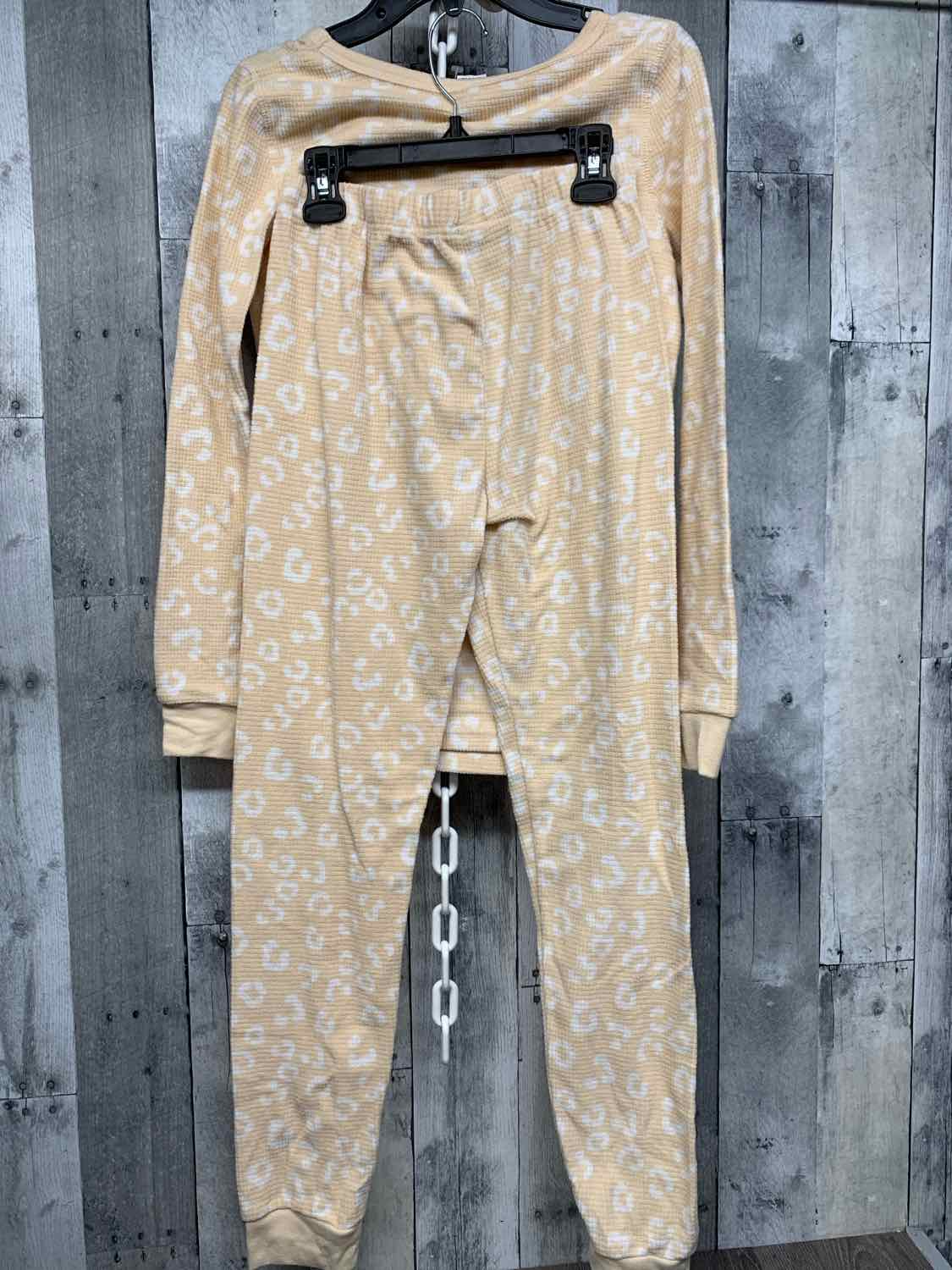 Size 14 Yellow/White B Brand 2pc PJs
