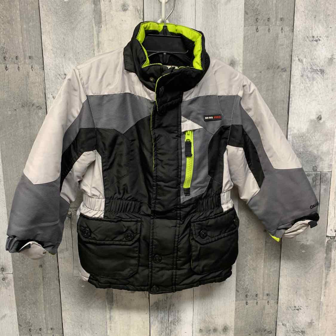 Size 2T Gray/Black Osh Kosh Snow Jacket