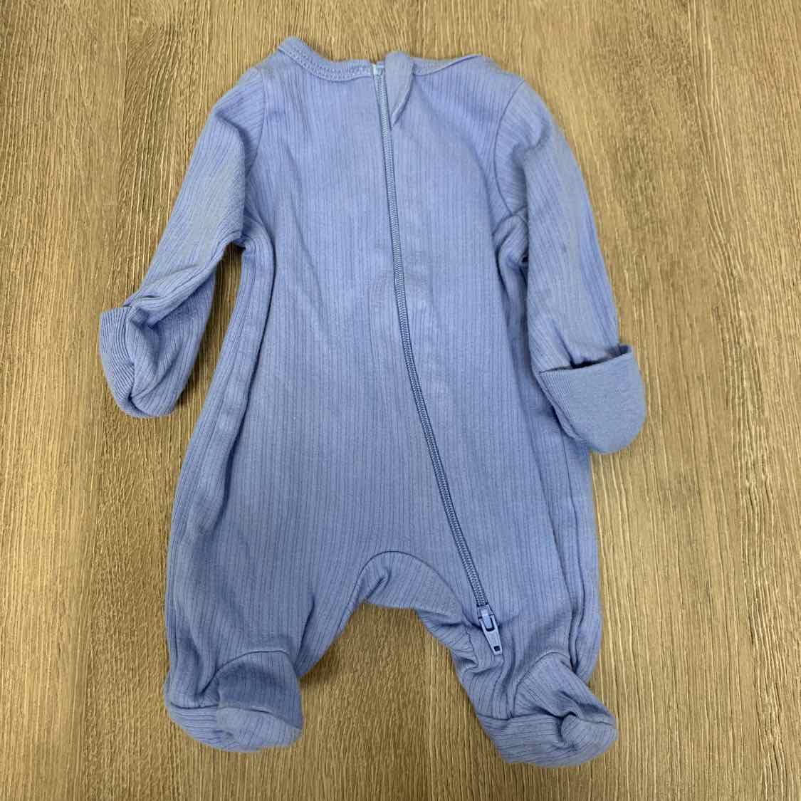 Size Preemie Blue Wonder Nation Footy PJs