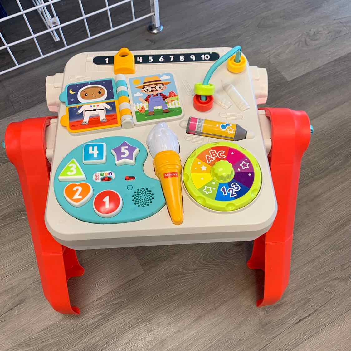 Fisher Price Red/White Activity Table