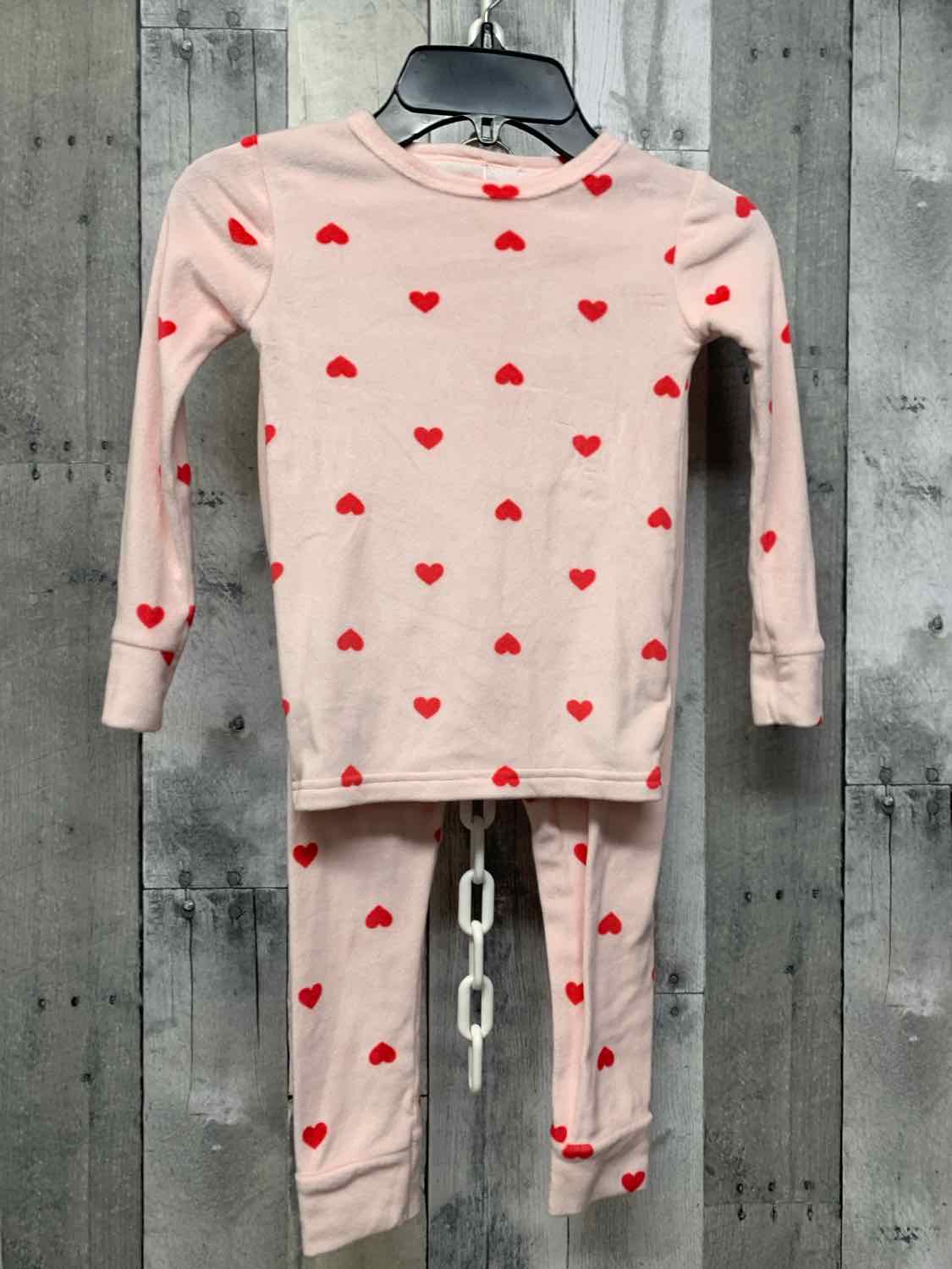 Size 4T Pink Print Cat & Jack 2pc PJs