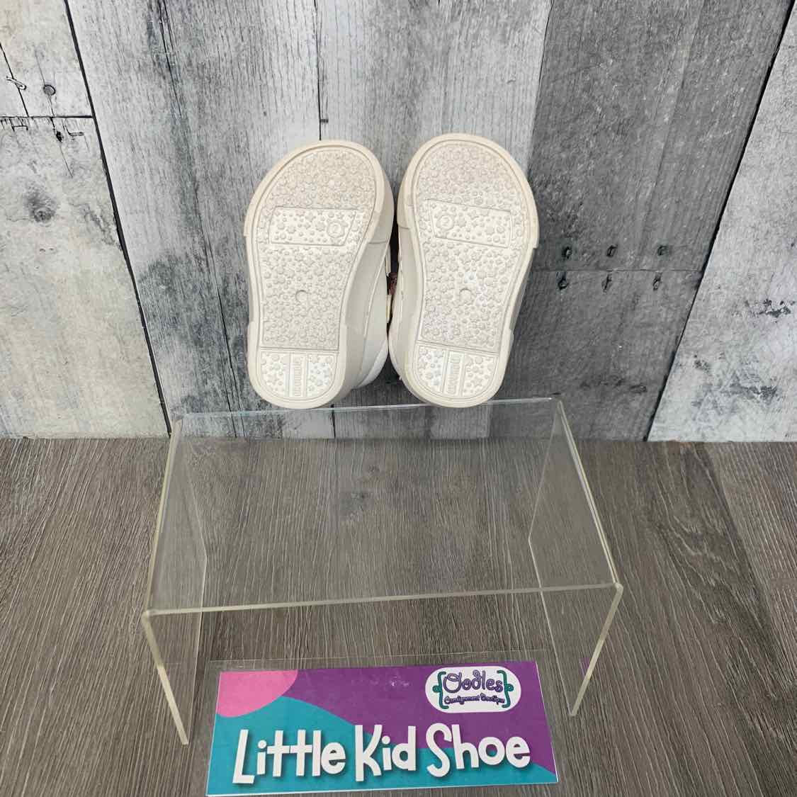 Size 2 White/Pink Disney Sneakers