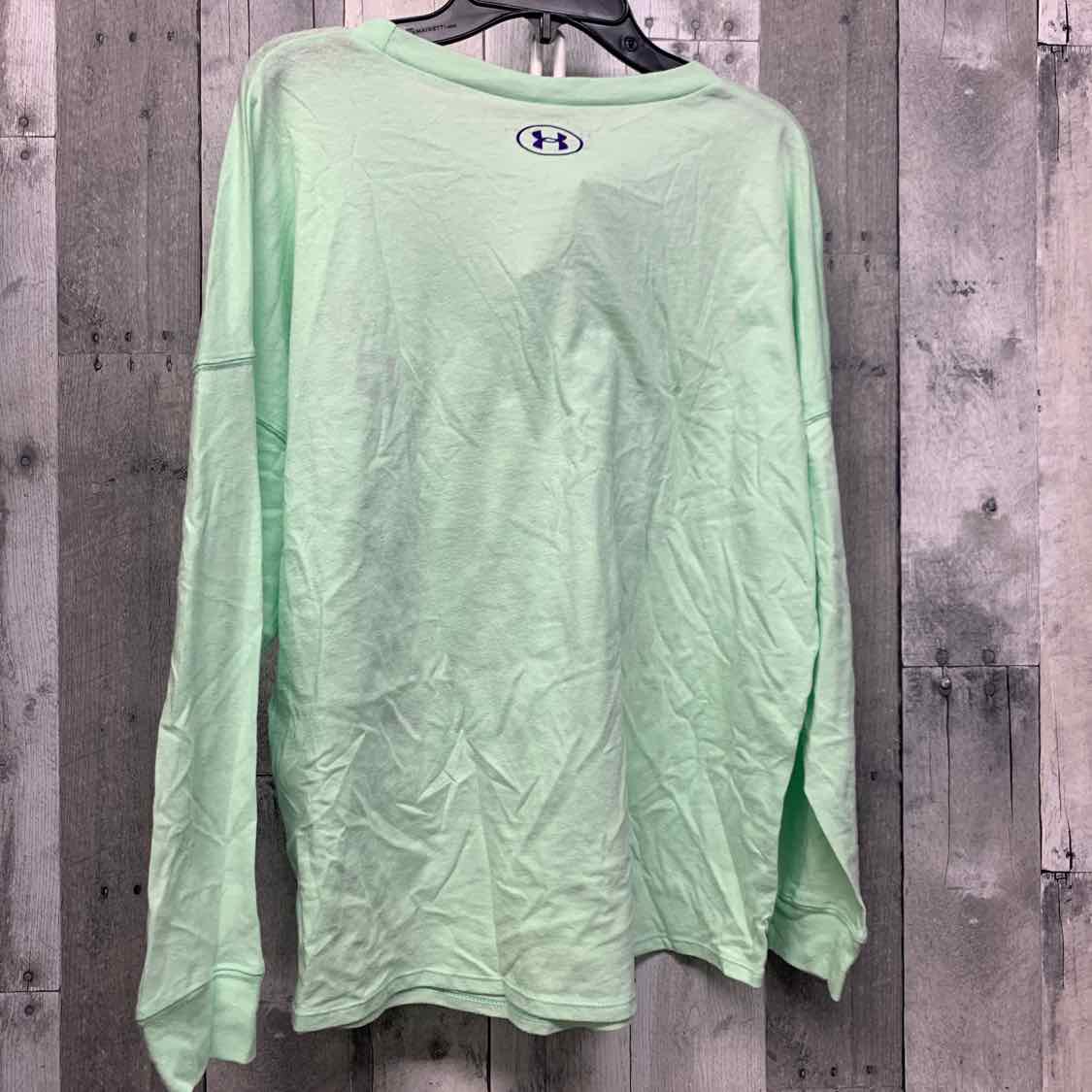 Size Large Green Sport Brand Long Sleeve Shirt