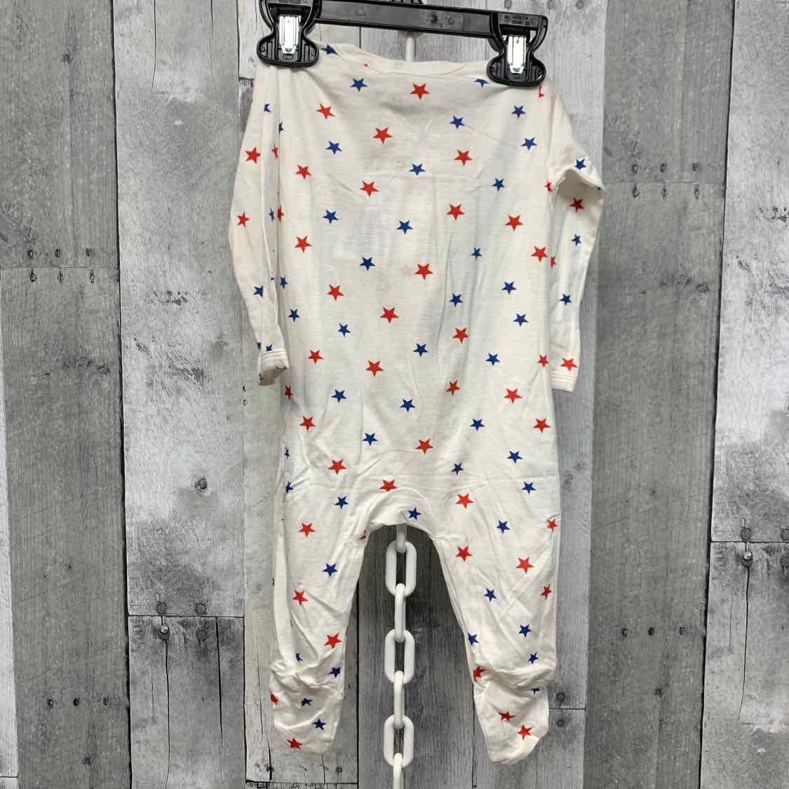 Size 3-6 Months Red/White/Blue Little Buggins Romper