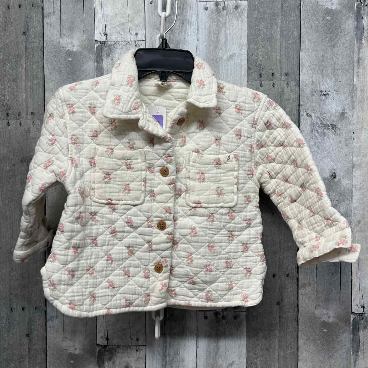 Size 4T White/Pink B Brand Light Jacket