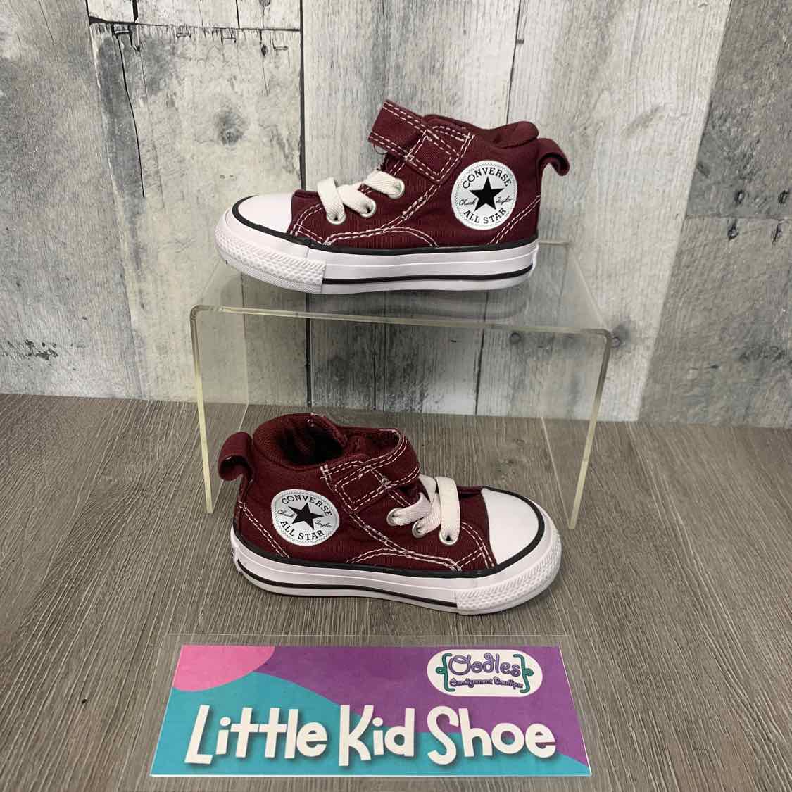 Size 5 Burgundy Converse Sneakers