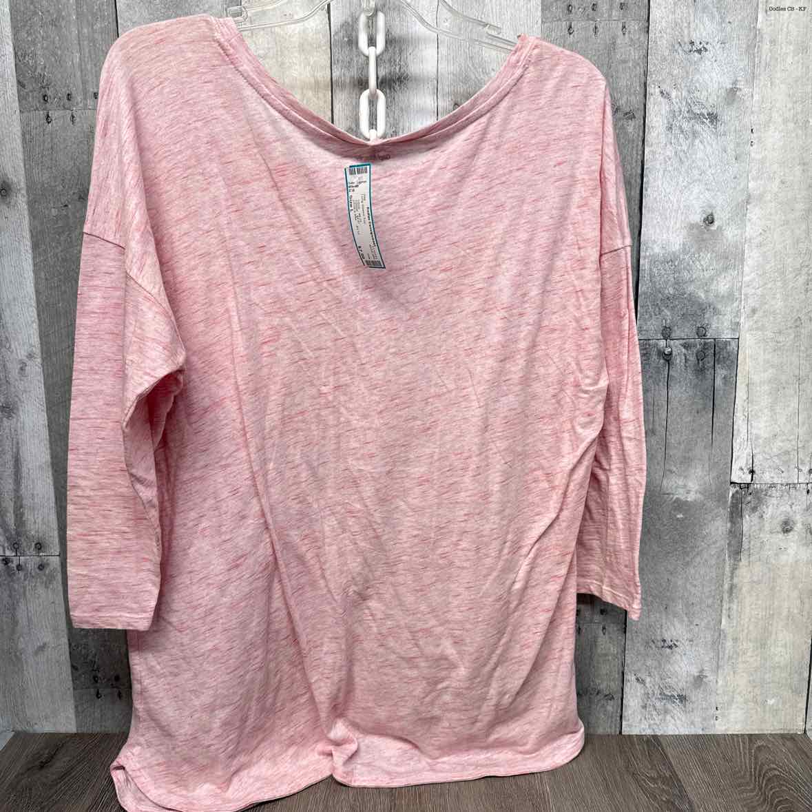 Size L Pink Gap Long Sleeve Top