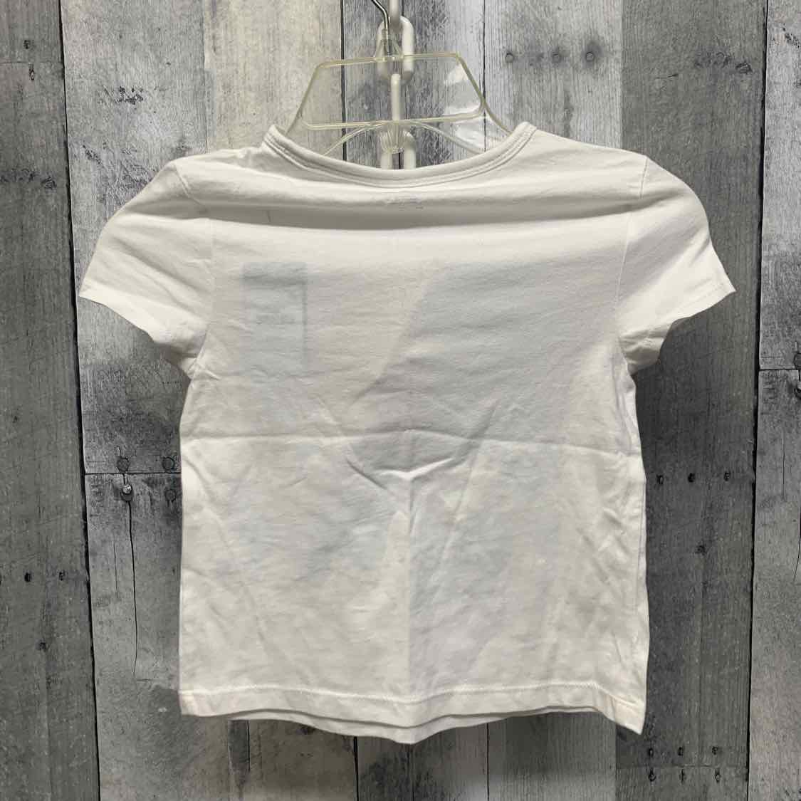 Size 4/5 White Graphic Tommy Hilfiger T Shirt