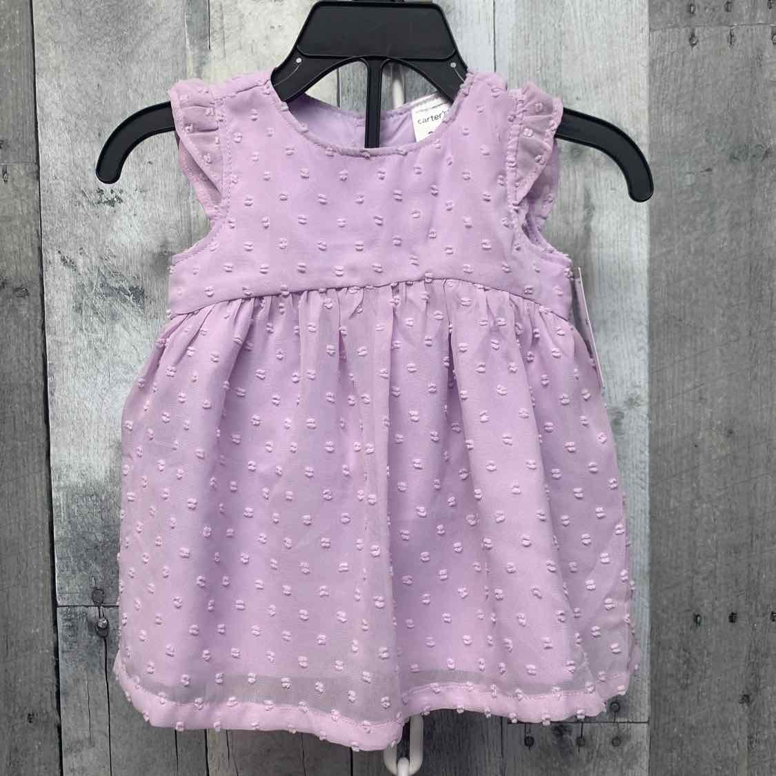 Size 3 Months Purple Carter's 2pc Dress