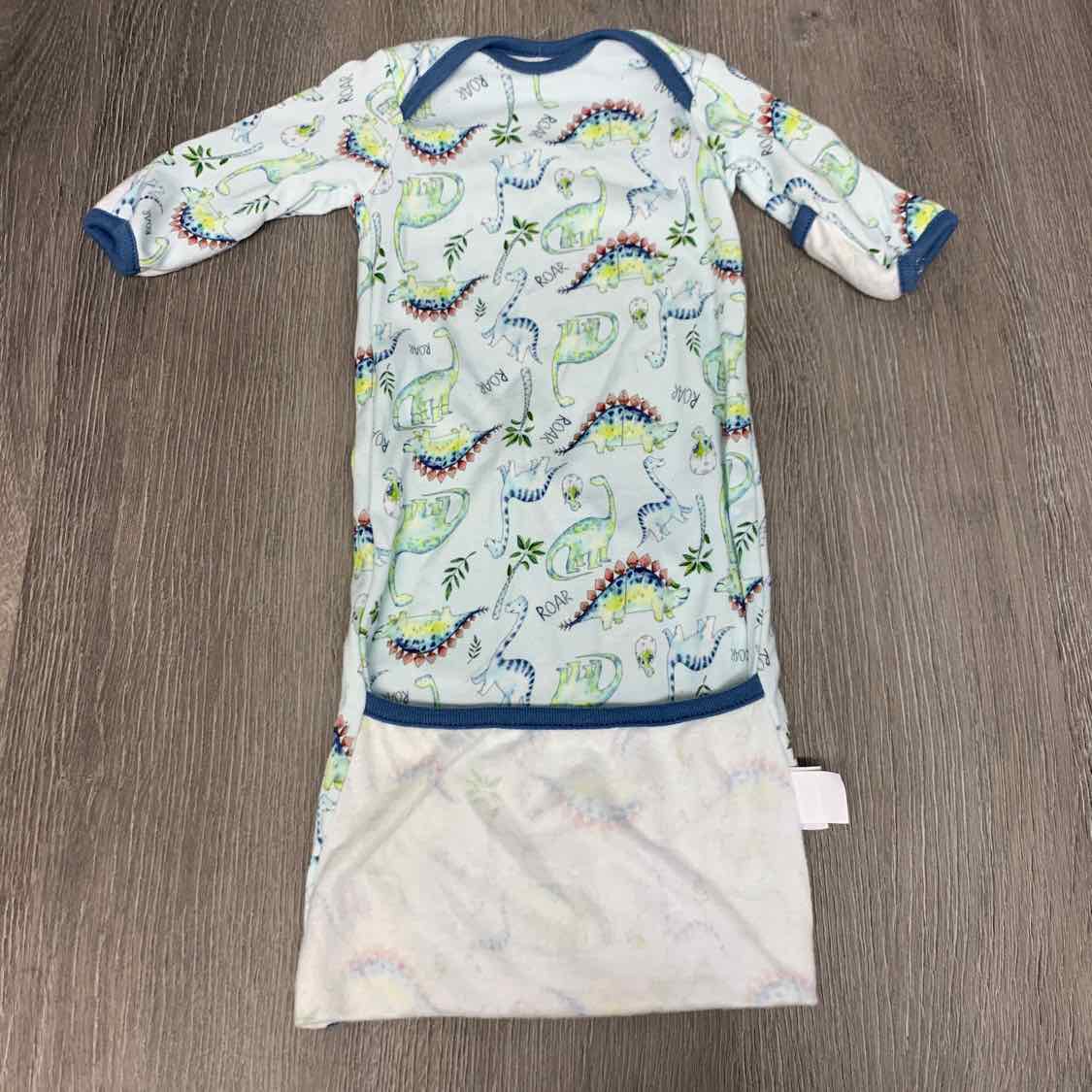 Size Preemie Blue Graphic Bamboo Layette