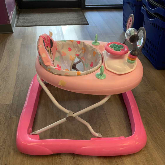 Bright Starts Gray/Pink Minnie Mouse Walker