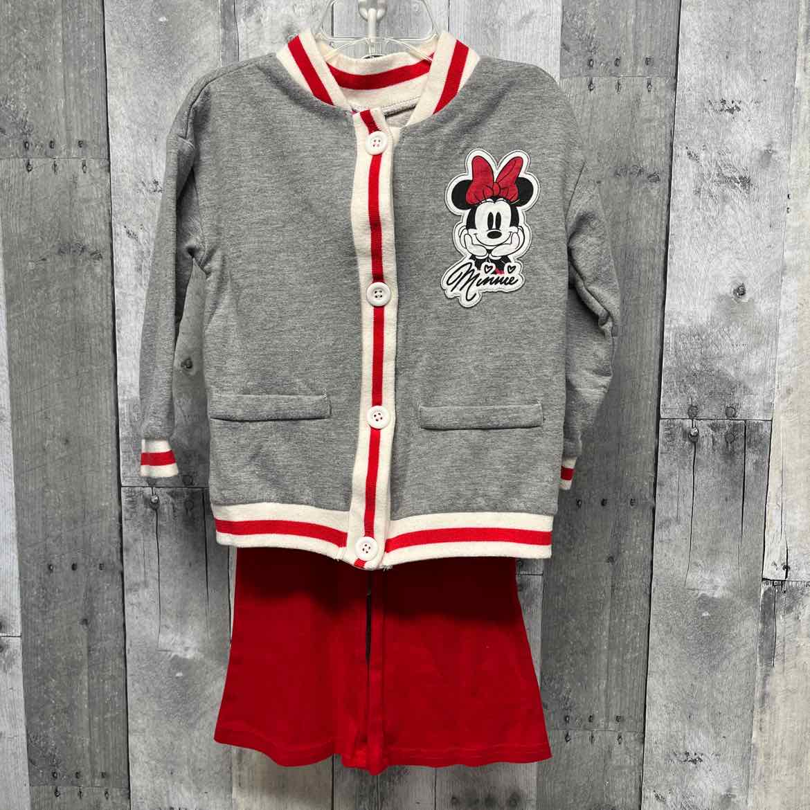 Size 3T Gray/Red Disney Jacket/Pants