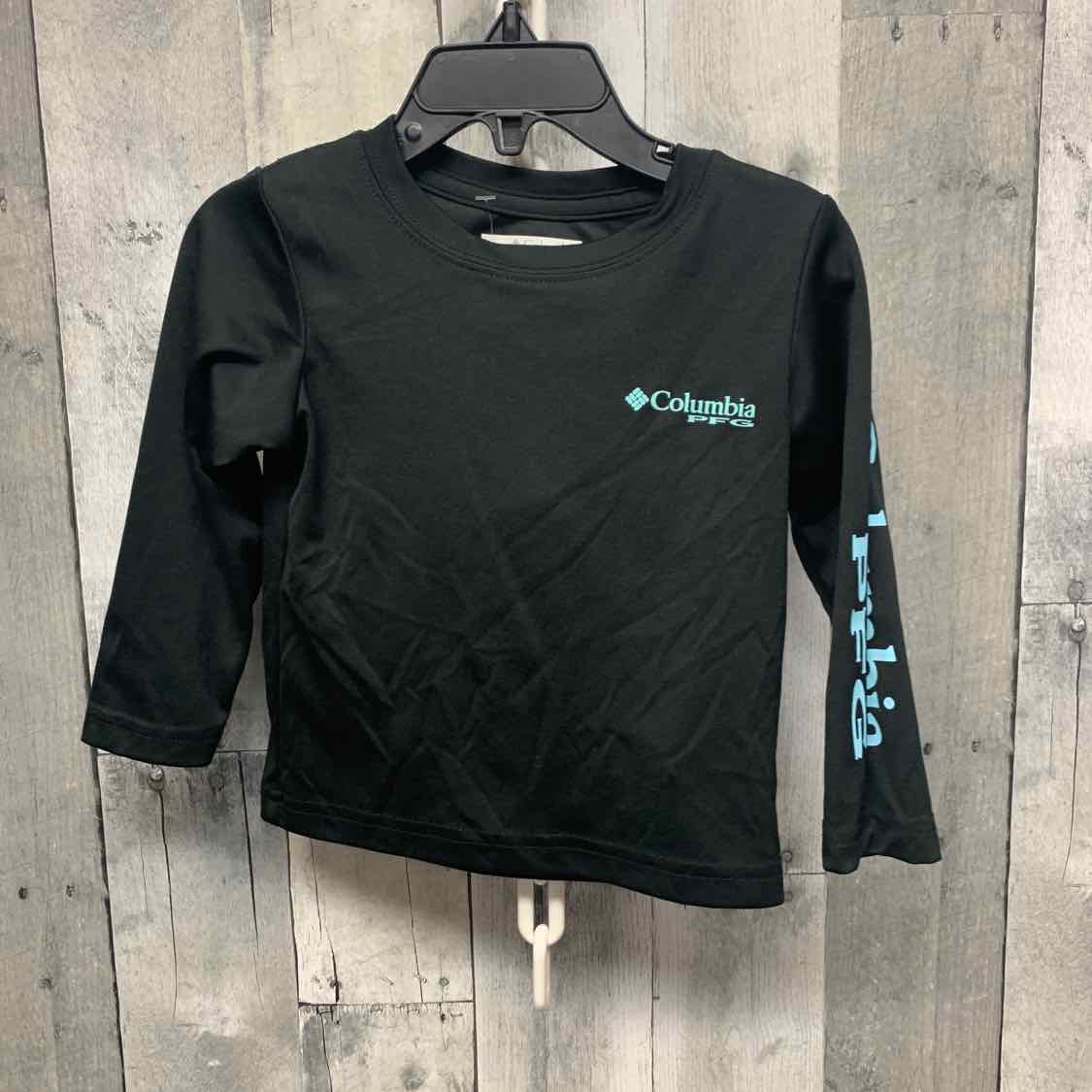 Size 2T Black Columbia Sportswear Long Sleeve Shirt