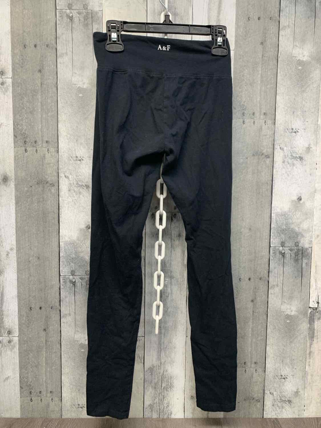 Size 11/12 Black Abercrombie Athletic Pants