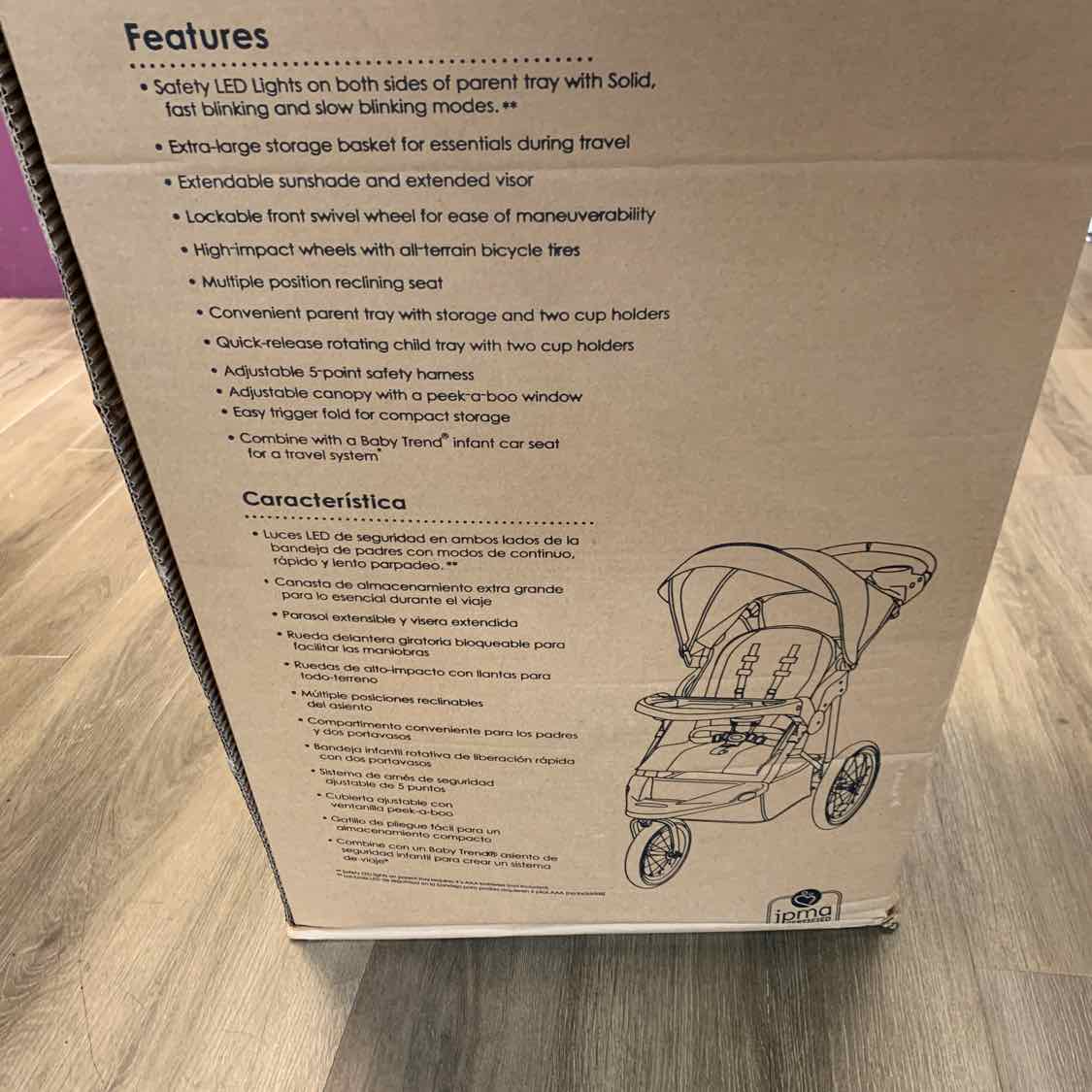 Baby Trend Gray Jogging Stroller