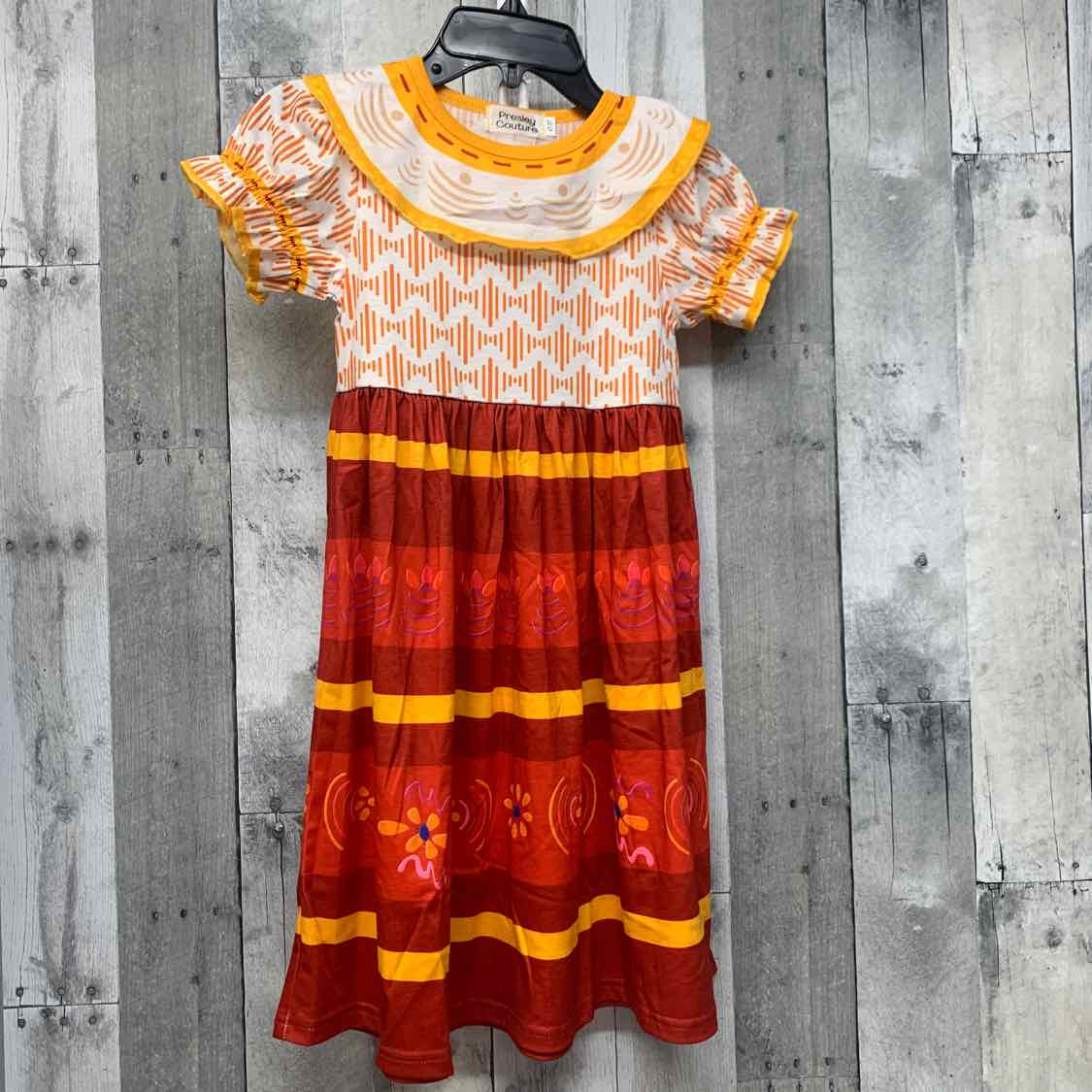 Size 4/5 Red/Orange Presley Couture Dress
