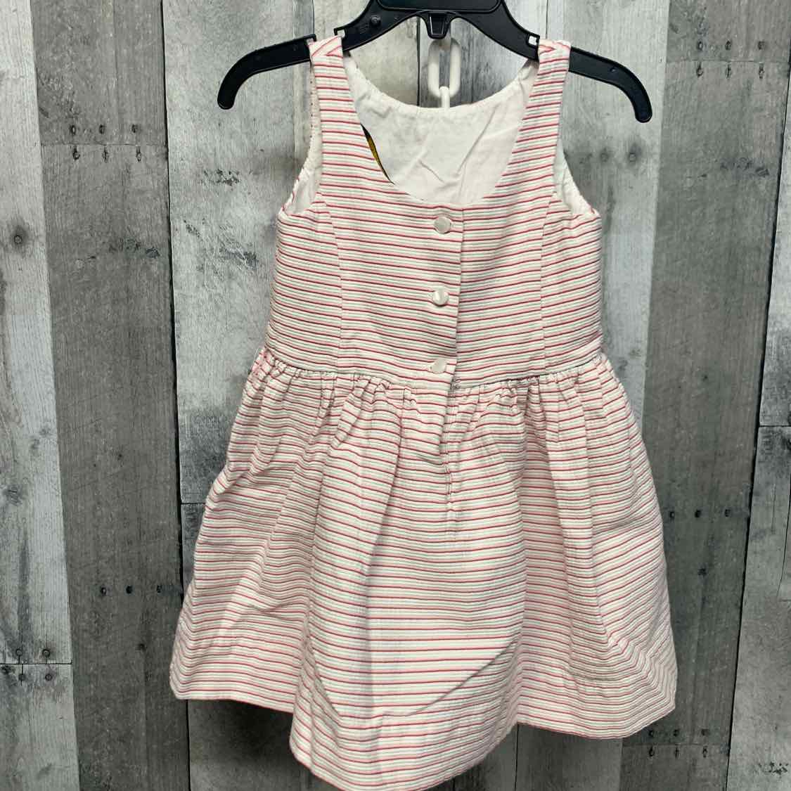 Size 3T Pink/White Ralph Lauren Dress - OodlesCB
