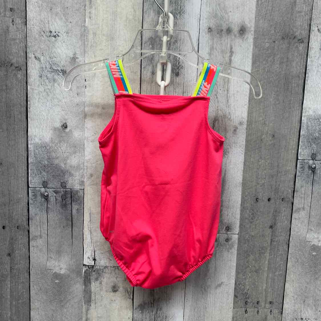 Size 9 Months Pink/White Sport Brand Bodysuit