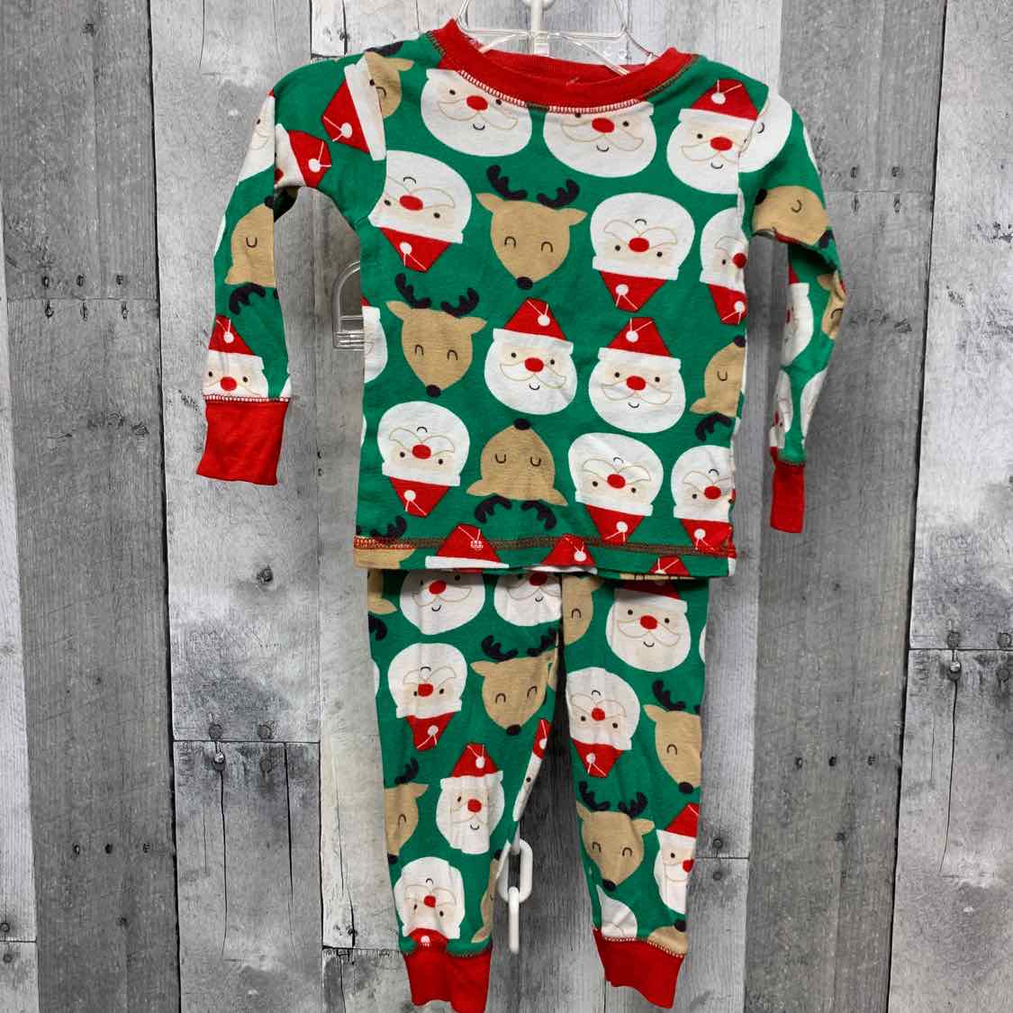Size 18 Months Green Just One You 2pc PJs