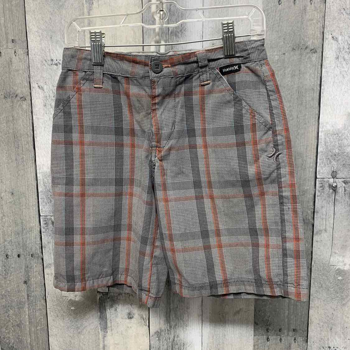 Size 5 Gray/Orange Hurley Shorts