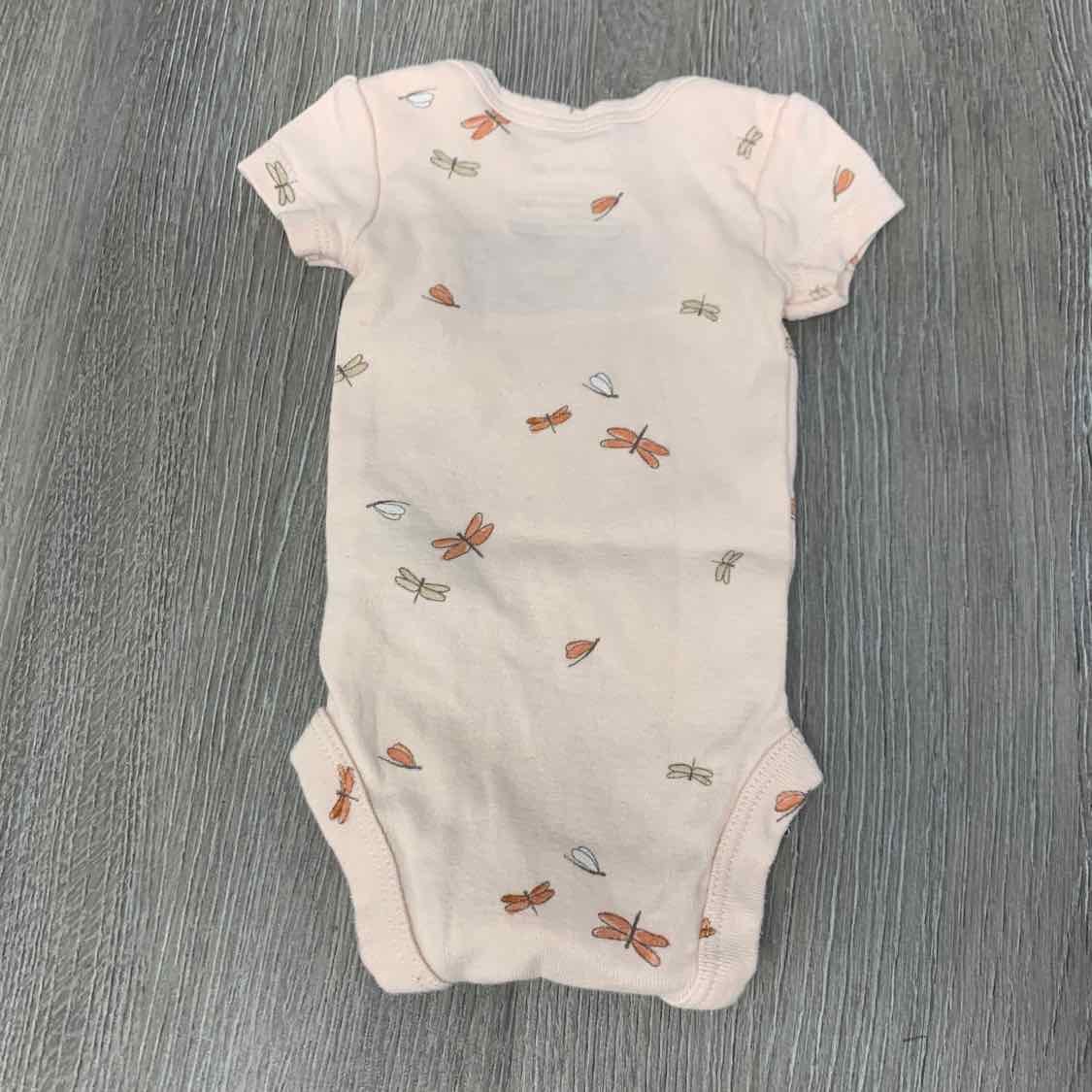 Size Preemie Pink Print Carter's Bodysuit