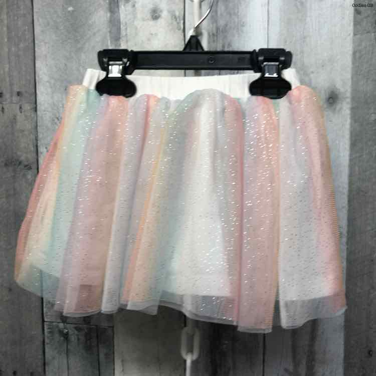 Size 18 Months White/Pink Mid Brand Skirt