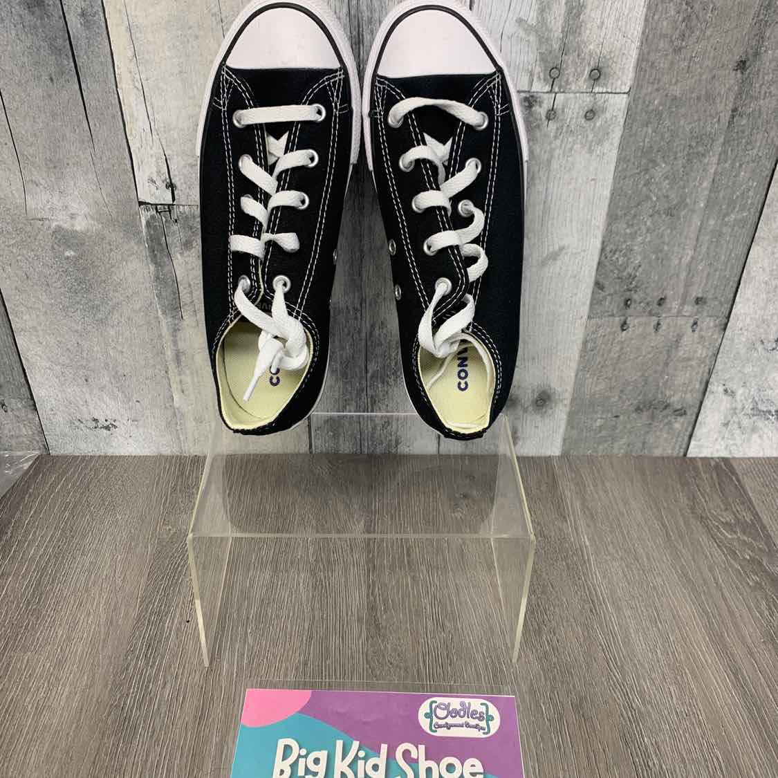 Size 3 Black Converse Sneakers
