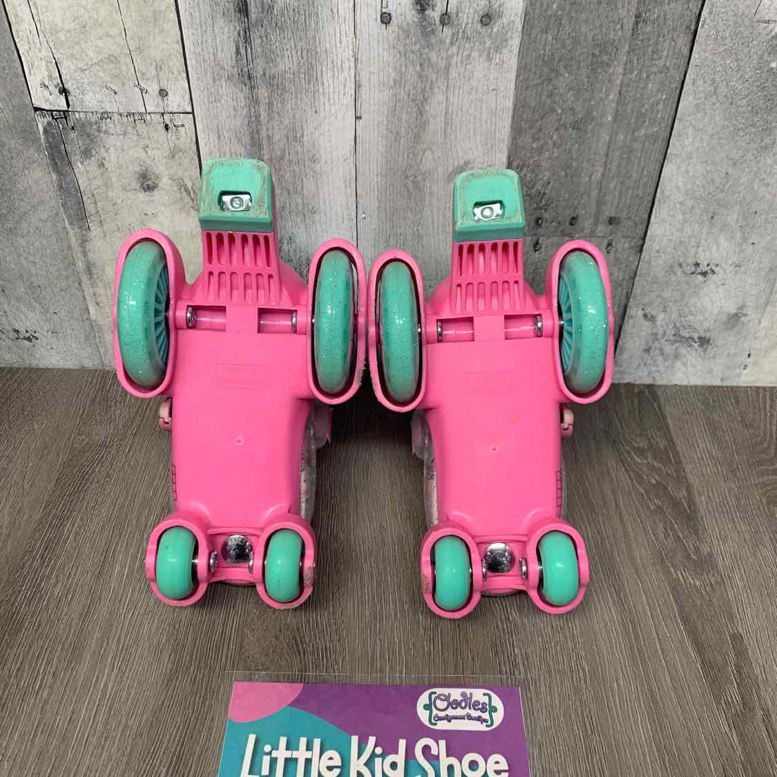 Size 11/2 Pink/Teal Hello Kitty Skates