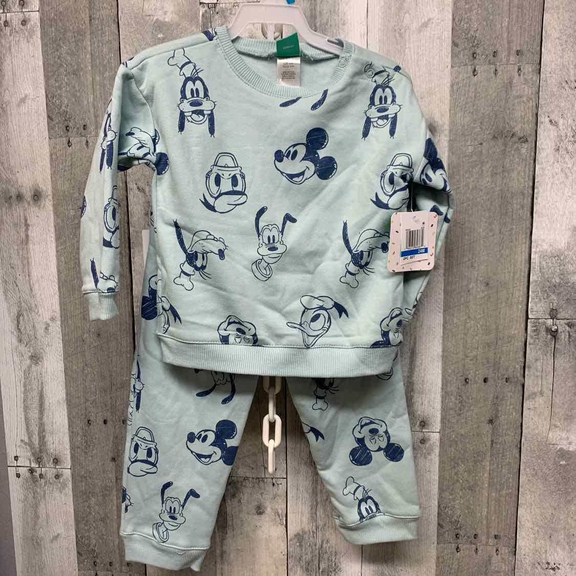 Size 24 Months Blue Print Disney Sweats - 2pc