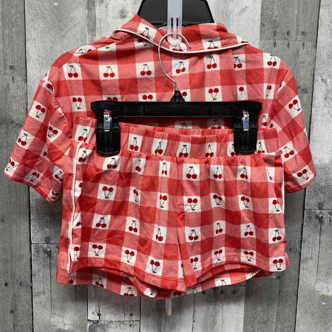 Size 8 Red Plaid Art Class 2pc PJs