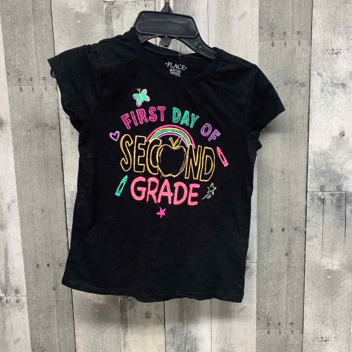 Size 7/8 Black/Pink Children's Place T Shirt