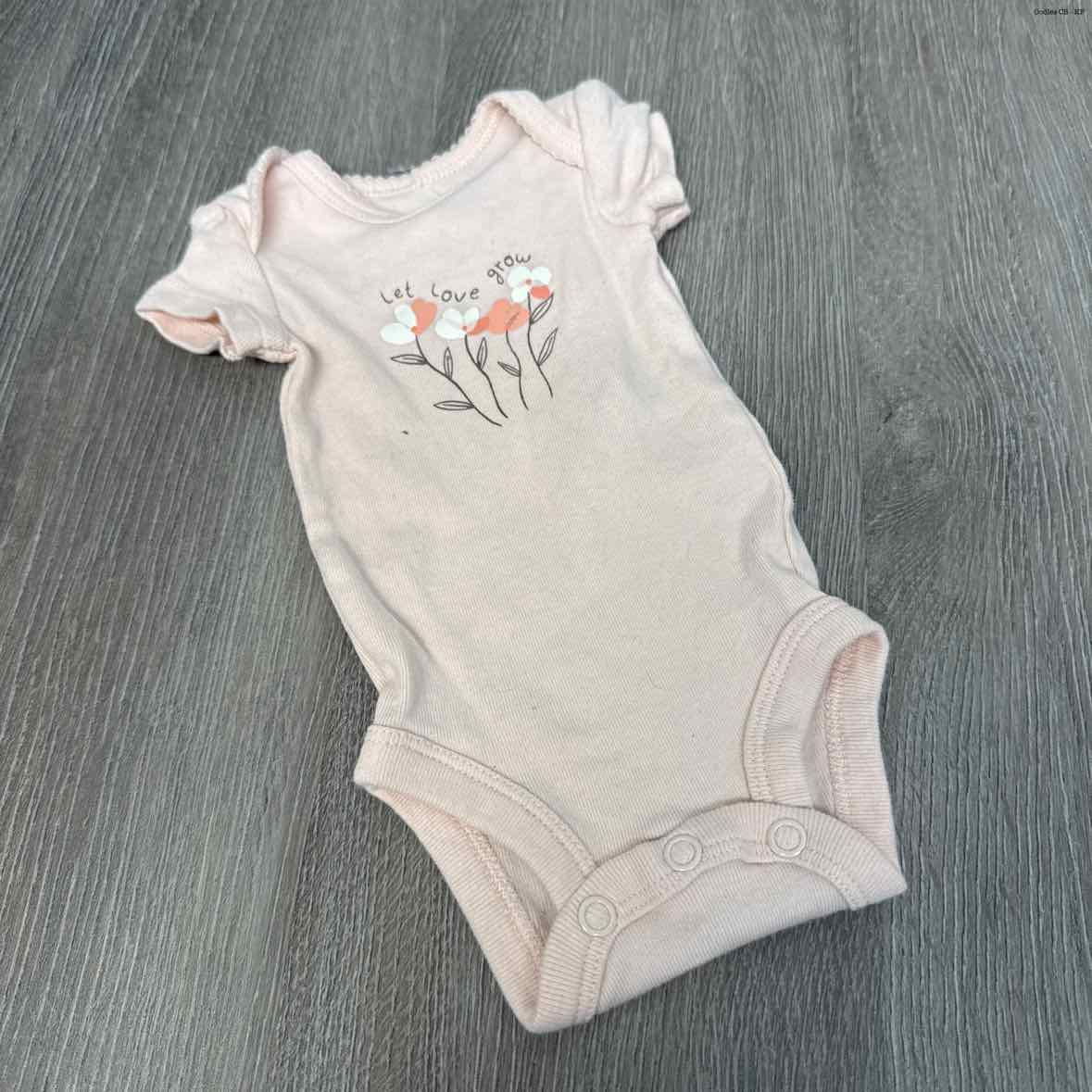 Size Preemie Pink Carter's Bodysuit