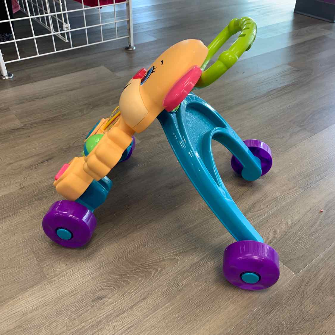 Fisher Price Tan/Pink Activity Walker