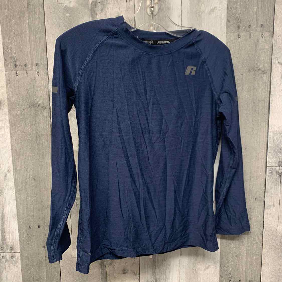 Size 6/7 Navy Russel Long Sleeve Shirt