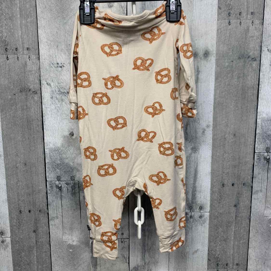 Size 6-9 Months Ivory/Brown Modern Moments by Gerber Romper
