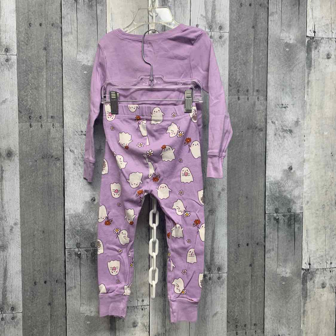 Size 2T Lavender/White Old Navy 2pc PJs