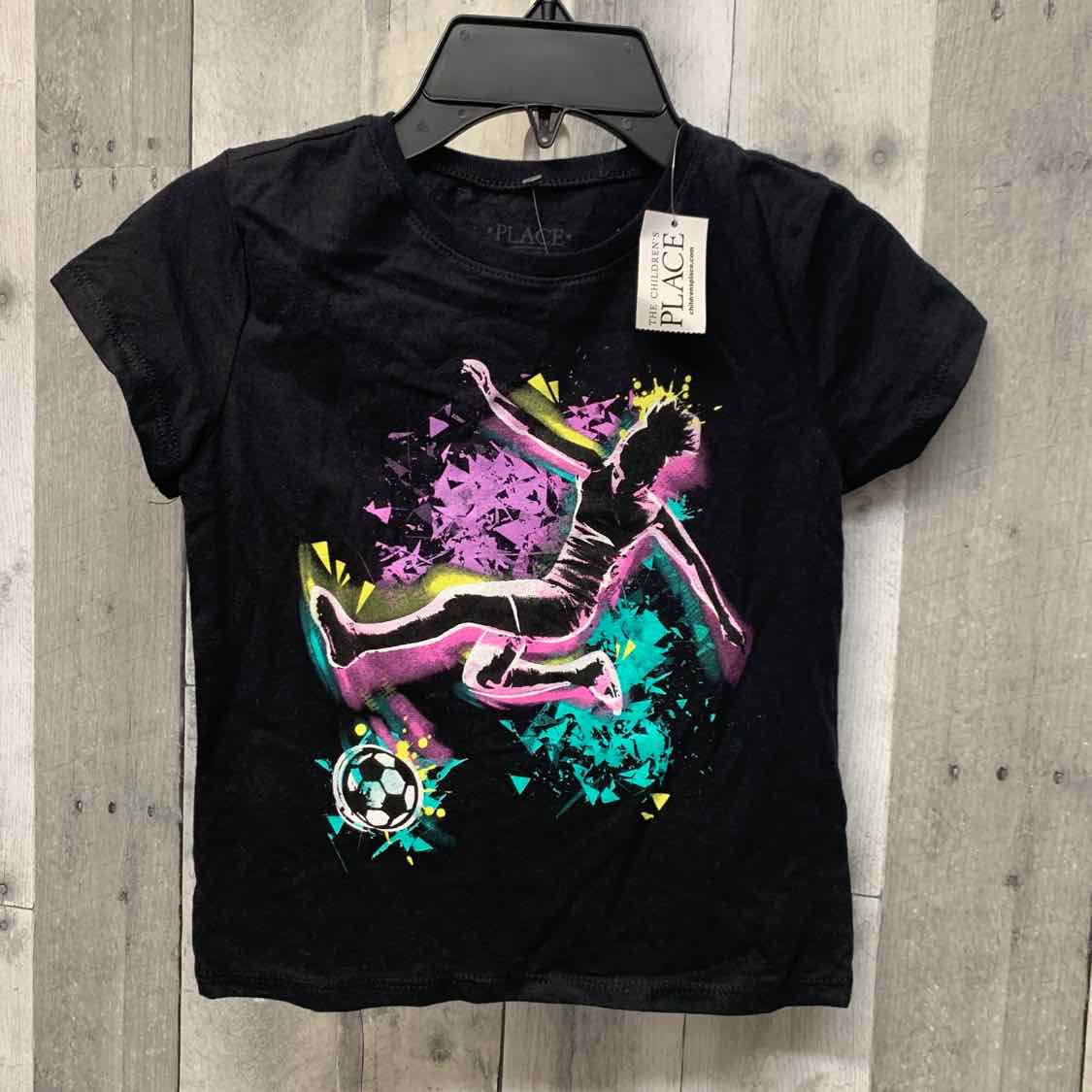 Size 5/6 Black Graphic Children's Place T Shirt - OodlesCB