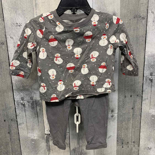 Size 3-6 Months Gray Print Old Navy Shirt/Pants
