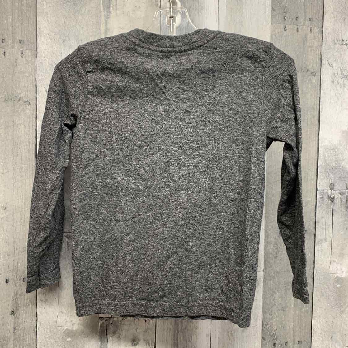 Size 4 Gray Graphic Copper Denim Long Sleeve Shirt