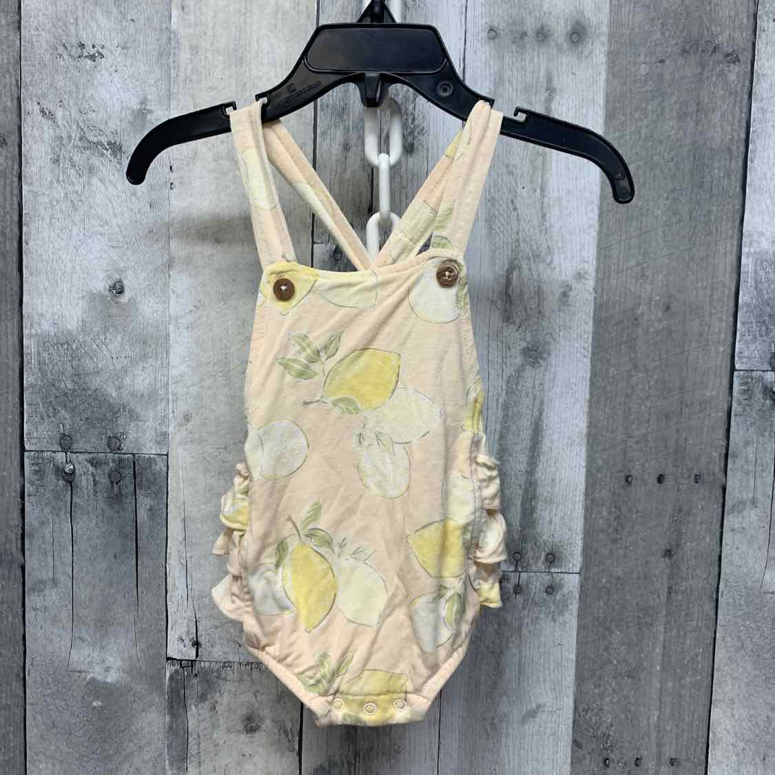 Size 0-3 Months Pink Print B Brand Romper